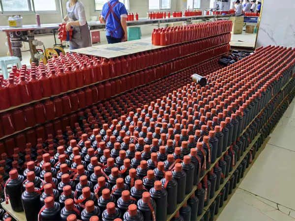 河南马总500件企业定制酒完成生产